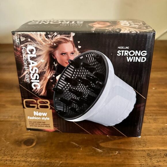 Fashion Style Strong Wind G8 Classic Functional Cover Universal Diffuser Black - Picture 1 of 2